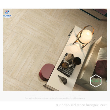 unbreakable discontinued 3d inkjet printed interior ceramic wood texture design tile,anti-skidding gery brown wooden floor tiles